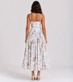 Liora Garden Midi Dress - Lilac