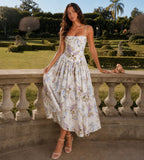 Liora Garden Midi Dress - Lilac